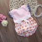 NWT Valentines Day Baby Girls Sleeveless Heart Print Bubble Romper Jumpsuit
