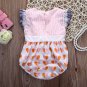 NWT Valentines Day Baby Girls Sleeveless Heart Print Bubble Romper Jumpsuit