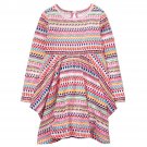 NWT Crazy 8 Girls Long Sleeve Geo Handkerchief Dress 2T 3T 4T