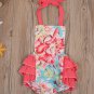 NWT Baby Girls Floral Ruffle Romper Jumpsuit Sunsuit Outfit 6-12 18 24 3T