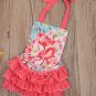 NWT Baby Girls Floral Ruffle Romper Jumpsuit Sunsuit Outfit 6-12 18 24 3T
