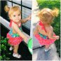 NWT Baby Girls Floral Ruffle Romper Jumpsuit Sunsuit Outfit 6-12 18 24 3T