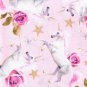 NWT The Childrens Place Princess Unicorn Girls Pink Long Sleeve Pajamas Set
