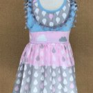 NEW Girls Boutique Rain Cloud Sleeveless Tiered Dress 3-4 5-6 6-7 7-8