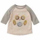 NWT Mud Pie Sequin Spotted Owl Applique Girls Long Sleeve Sweatshirt 2T/3T 4T/5T