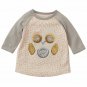NWT Mud Pie Sequin Spotted Owl Applique Girls Long Sleeve Sweatshirt 2T/3T 4T/5T