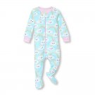 NWT The Childrens Place Rainbow Girls Stretchie Footed Sleeper Pajamas 2 3 4 5