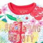 NWT The Childrens Place Floral Beauty Girls Stretchie Romper Sleeper Pajamas