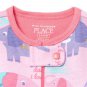 NWT The Childrens Place Elephant Girls Stretchie Romper Sleeper Pajamas 2 3 4 5T
