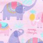 NWT The Childrens Place Elephant Girls Stretchie Romper Sleeper Pajamas 2 3 4 5T