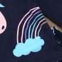 NEW Unicorn Girls Blue Long Sleeve Shirt & Pants Outfit Set 2T 3T 4T 5T