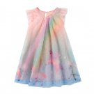 NEW Girls Unicorn Glitter Unicorn Rainbow Sleeveless Dress 2T 3T 4T 5T 6 7