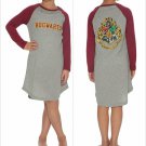 NWT Harry Potter Hogwarts Girls Nightgown Sleep Shirt 7-8 10-12