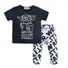 NWT Star Wars 'Yo da Man' Baby Boy Short Sleeve Shirt & Pants Outfit Set