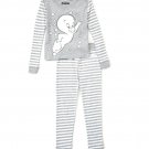 NWT Casper the Friendly Ghost Boys Long Sleeve Gray Pajamas Set Halloween