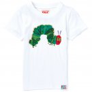 NWT Eric Carle Very Hungry Caterpillar Boys White Short Sleeve Shirt 2T 3T 4T 5T