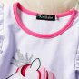 NEW Girls Unicorn Short Sleeve Rainow Tutu Dress 4 5 6 7