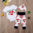 NWT 'Mama's Boy' Bodysuit Pants & Hat Baby Valentine's Day Outfit