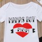 NWT 'Mama's Boy' Bodysuit Pants & Hat Baby Valentine's Day Outfit