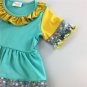 NEW Girls Boutique Ruffle Unicorn Turquoise Short Sleeve Dress 4 5 7 8