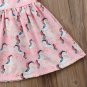 NWT Unicorn Girls Pink Sleeveless Dress 2T 3T 4T 5T