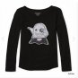 NWT The Childrens Place Baby Girls Flip Sequin Ghost Halloween Shirt