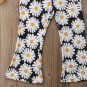 NWT Girls Floral Daisy Black Sleeveless Heart Romper Overalls 2T 3T 4T 5T