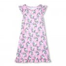 NWT The Childrens Place Girls Pink Unicorn Sleeveless Nightgown Pajamas