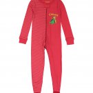 NWT Intimo Corduroy the Bear Red Footed Cotton Pajamas Sleeper