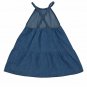 NWT Mud Pie Girls Sleeveless Braided Denim Dress 2T 3T 4T 5T