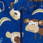 NWT The Childrens Place Boys Monkey Blue Footed Stretchie Pajamas Sleeper