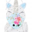 NWT Baby Girls Unicorn Romper Jumpsuit Sunsuit Bodysuit 0-6 6-12 12-18 18-24 M