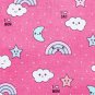 NWT The Childrens Place Rainbow Girls Pink Stretchie Footed Sleeper Pajamas