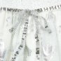 NWT The Childrens Place Girls Sleeveless Silver Metallic Foil Butterfly Dress