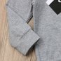 NWT Racoon Boys Gray Long Sleeve Shirt & Pants Outfit Set 18 M 2T 3T 4T