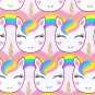 NWT The Childrens Place Glitter Rainbow Unicorn Girls Short Sleeve Pajamas Set