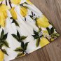 NWT Girls Lemon Citrus White Yellow Sleeveless Dress 2T 3T 4T5T