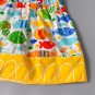 NEW Girls Boutique Fish Under Sea Ocean Short Sleeve Blue Ruffle Dress