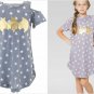 NWT DC Comics Batgirl Batman Gray Cold Shoulder Nightgown Pajamas