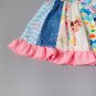 NEW Girls Boutique Feather Multi-Print Short Sleeve Ruffle Dress