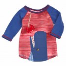NWT Mud Pie Boathouse Boys Whale Long Sleeve Rashguard Swim Shirt 2T/3T 4T/5T