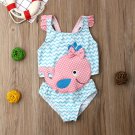 NEW Girls Blue Whale Swimsuit Bathing Suit 2T 3T 4T 5T 6
