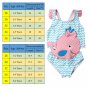 NEW Girls Blue Whale Swimsuit Bathing Suit 2T 3T 4T 5T 6