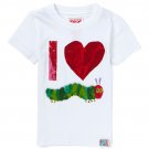 NWT Eric Carle I Love Hungry Caterpillar Boys Short Sleeve Shirt 2T 3T 4T 5T
