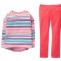 NWT Crazy 8 Striped Pullover Sweater & Pants Fleece Outfit Set 7-8 10-12 14
