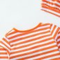 NEW Baby Boys Fox Orange Striped Long Sleeve Romper Jumpsuit & Hat Outfit Set