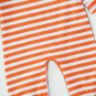 NEW Baby Boys Fox Orange Striped Long Sleeve Romper Jumpsuit & Hat Outfit Set
