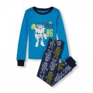 NWT The Childrens Place Transformer Robot Glow in the Dark Boys Pajamas Set