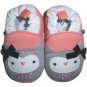 NWT Baby Girls Owl Gray Soft Sole Crib Shoes Booties 0-6 M 6-12 M 12-18 M