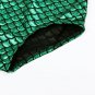 NWT Girls Mermaid Shimmer Green Purple Swimsuit Bathing Suit Headband Outfit Set